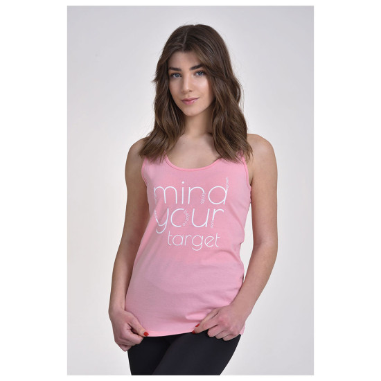 Target Γυναικεία αμάνικη μπλούζα Sleeveless Top Single Jersey "Mind" Target Γυναικεία αμάνικη μπλούζα Sleeveless Top Single Jersey "Mind"